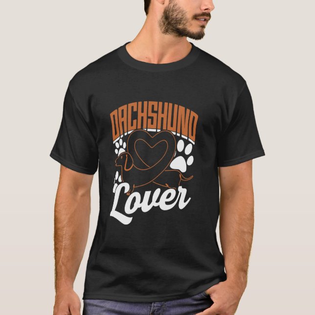 T-shirt Dachshund Propriétaire De L'Amateur Dachshunds Chi (Devant)
