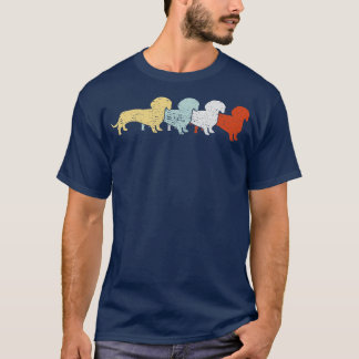 T-shirt Dachshund Retro Vintage 3