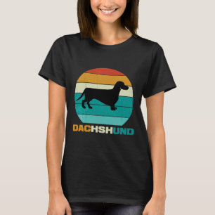 T-shirt Dachshund Retro vintage Pour Les Amateurs De Dachs