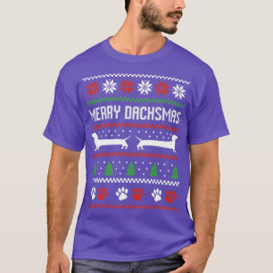 T-shirt Dachshund Saucisse Chien laide Chandail de Noël jo