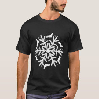 T-shirt Dachshund Snowflake Dachshund