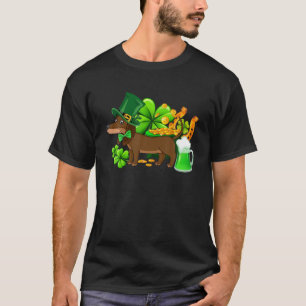 T-shirt Dachshund St Patrick's Day Irish Clover Dons Chift