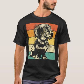 T-shirt Dachshund Vintage 1