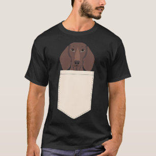 T-shirt Dachshund Weener Chien Wiener Chien Portrait pour 