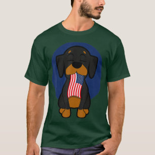 T-shirt Dachshund Wiener Dog Hot Dog Whelp Funny Cadeau