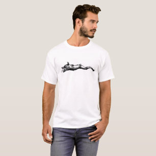 T-shirt dacs de symbole de la Roumanie d'histoire de