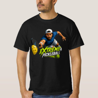 T-shirt d'action de plongée extrême de pickleball