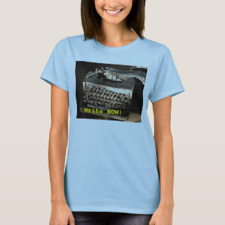 T-shirt dactylographiez l'auteur