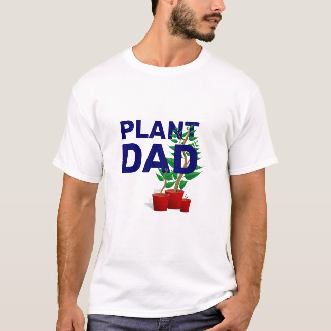 T-shirt DAD PLANTE élégant (Devant)