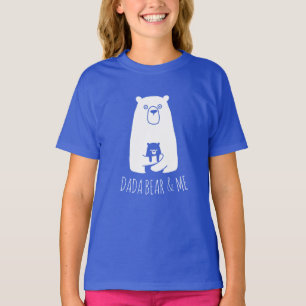 T-shirt DADA BEAR & ME   Papa Enfants Fils Fils Dada Ours 