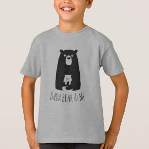 T-shirt DADA BEAR & ME   Papa Enfants Fils Fils Dada Ours 