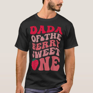 T-shirt Dada de la douce fraise, premier anniversaire