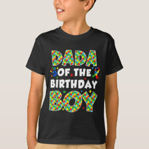 T-shirt Dada de l'enfant de l'anniversaire morceau de puzz