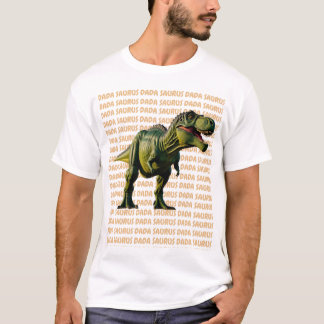 T-shirt Dada Saurus papa cadeau d'anniversaire