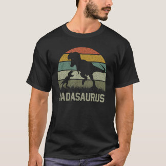 T-shirt Dada Saurus Rex Dinosaur Dadasaurus Famille Matchi
