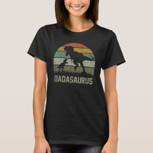 T-shirt Dada Saurus Rex Dinosaur Dadasaurus Famille Matchi