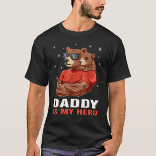 T-shirt Dadabear Bear Papa et Baby Fête des pères Papa Is