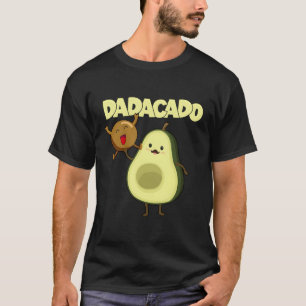 T-shirt Dadacado Avocado 1St Papa Papa Papa Père Dada