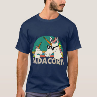 T-shirt Dadacorn Dad Unicorn Vintage boy