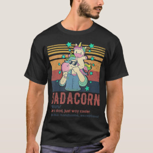T-shirt Dadacorn Retro Vintage Comme un père juste beauco