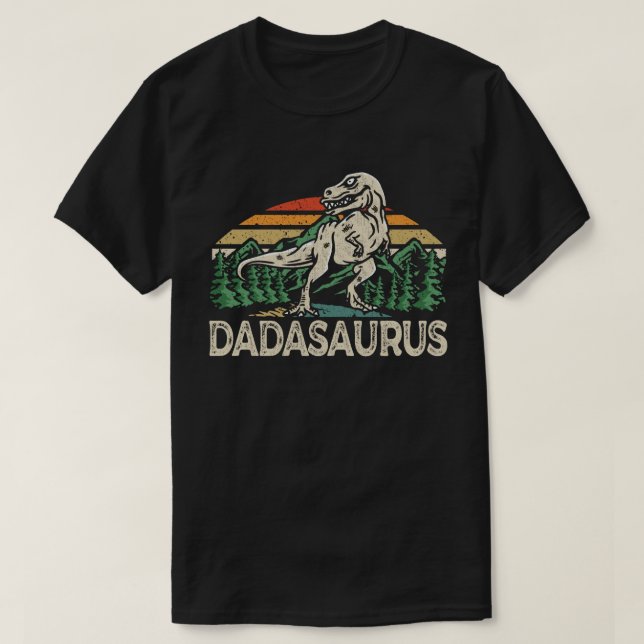 T-shirt Dadasaurus Dinosaur Papa Dada Saurus Fête des père (Design devant)