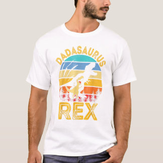 T-shirt Dadasaurus Rex Dinosaur Fête des pères