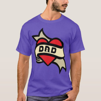 T-shirt Dadattoo Famille de la Fête du Père