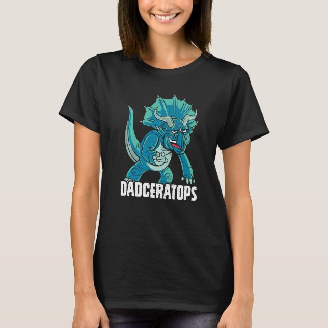 T-shirt Dadceratops Triceratops Dinosaur Prehistoric Dino  (Devant)