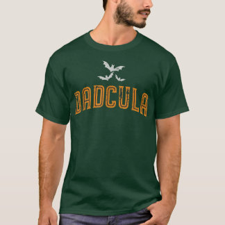 T-shirt Dadcula Dracula Halloween Costume papa Momste