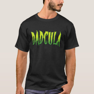 T-shirt Dadcula Halloween Papa Dracula Costume drôle