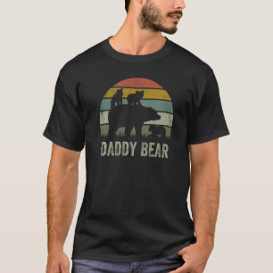 T-shirt Daddy Bear Funny Papa Correspondant Famille Cub 3 
