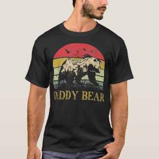 T-shirt Daddy Bear Vintage T Shirt Fête des pères