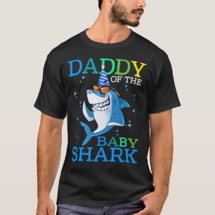 T-shirt DADDY Du Bébé Requin Anniversaire Frère Requin Shi