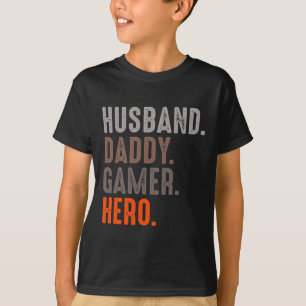 T-shirt Daddy Gamer Hero - Esport Lover - Jeu vidéo