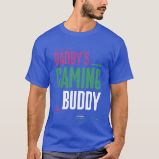 T-shirt Daddy Gaming Buddy ami