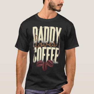 T-shirt Daddy Loves Coffee Tank Top