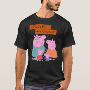 T-shirt Daddy Pig, I&x27 ; m un expert, drôle et mignonne