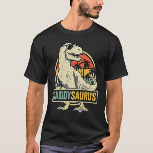 T-shirt Daddy Saurus Rex Dinosaur Hommes Fête des pères Fa