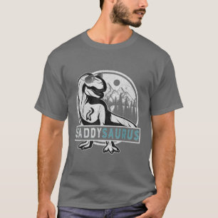 T-shirt Daddy Saurus T re Dinosaur Hommes Fête des pères F