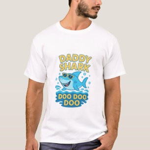 T-shirt Daddy Shark, Doo Doo-Funny & mignonne fête des pèr