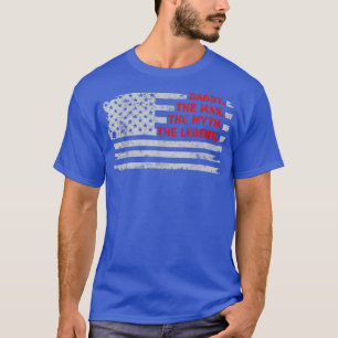 T-shirt Daddy The Man Myth Legend Fête des pères Vintage A