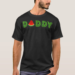 T-shirt Daddy Watermelon Funny Summer Melon Fruit Cool