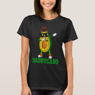 T-shirt Daddycado  Dabbing Daddy Avocado Vegan Father's Da
