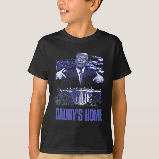 T-shirt Daddys Accueil Maison Blanche Élection Trump 2024 (Devant)