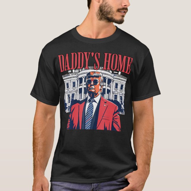 T-shirt Daddys Accueil Maison De Papa (Devant)