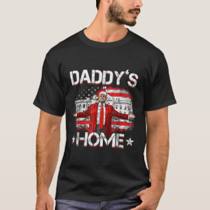 T-shirt Daddys Accueil Trump Xmas 2024 Trump amusant prend