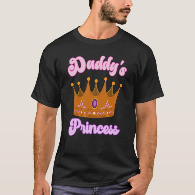 T-shirt Daddy's Princess Pretty For Daughters (Devant)