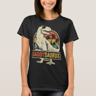 T-shirt Daddysaurus Chemise Fête des pères cadeau T-Rex Pa