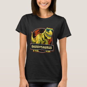 T-shirt Daddysaurus Fête des pères Rex Dinosaur Daddy Saur