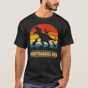 T-shirt Daddysaurus Re 3 enfants